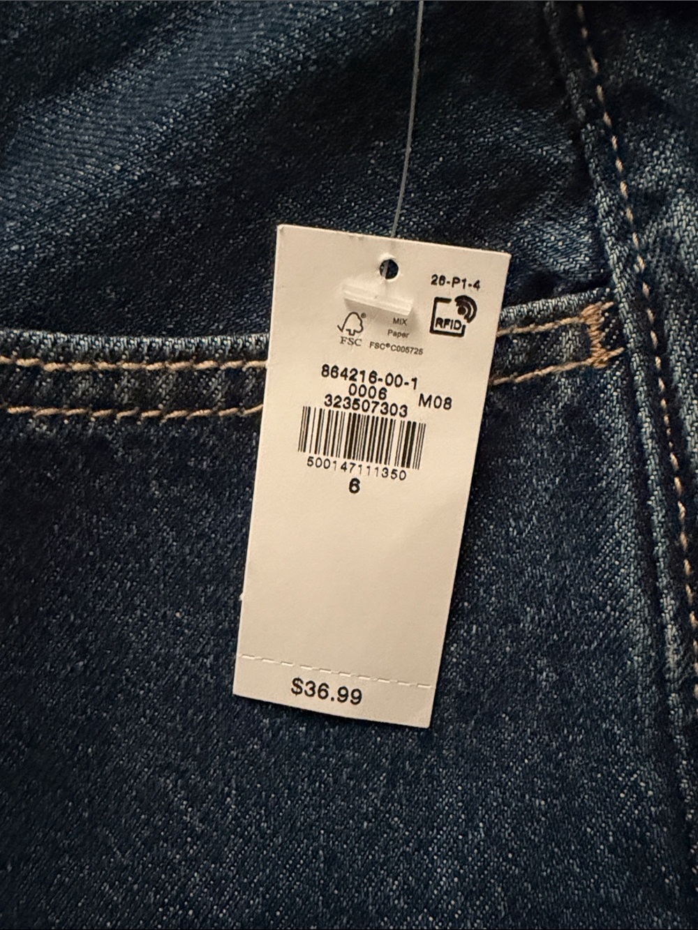 😎 Old Navy WOW high rise baggy jean shorts. Size 6. NWT. - Picture 6 of 11